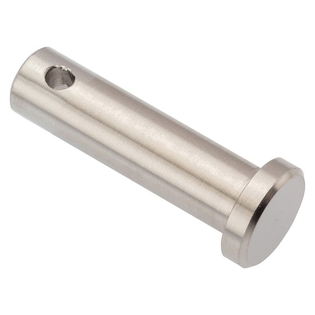 Precision Clevis Pin, 17 mm Dia, Stainless Steel, 1 PK MPN:PIN302M16X50