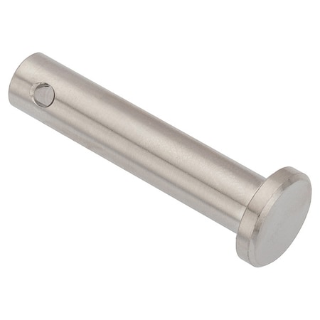 Precision Clevis Pin, 21 mm Dia, Stainless Steel, 1 PK MPN:PIN302M20X65