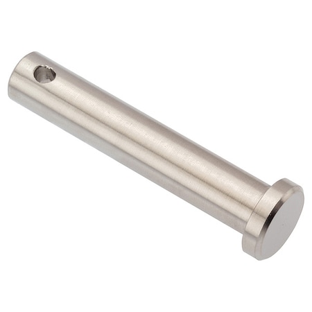 Precision Clevis Pin, 17 mm Dia, Stainless Steel, 1 PK MPN:PIN744M16X60
