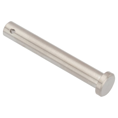 Precision Clevis Pin, 9 mm Dia, Stainless Steel, 1 PK MPN:PIN744M8X50