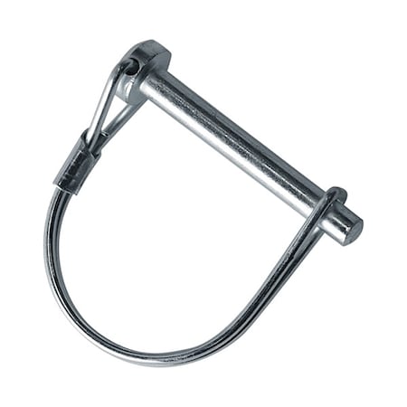 Double Wire Snap Safety Pin, 1/4 in Dia, 2-1/2 in Lg, 2-3/4 in Shank Lg MPN:SNAP-250-2500R