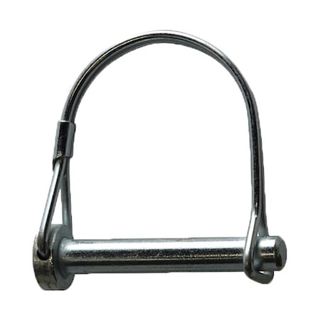 Double Wire Snap Safety Pin, 5/16 in Dia, 1-3/4 in Lg, 4 in Shank Lg, 1 PK MPN:SNAP-312-1750R