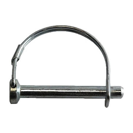 Double Wire Snap Safety Pin, 5/16 in Dia, 2-1/4 in Lg, 2-1/2 in Shank Lg, 1 PK MPN:SNAP-312-2250R