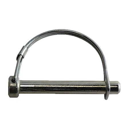 Double Wire Snap Safety Pin, 3/8 in Dia, 2-1/2 in Lg, 2-3/4 in Shank Lg, 1 PK MPN:SNAP-375-2500R