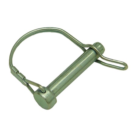 Double Wire Snap Safety Pin, 1/4 in Dia, 1-3/4 in Lg, 4 in Shank Lg, 1 PK MPN:SNAT-250-1750R