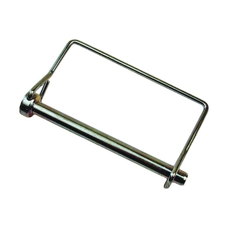 Single Wire Tab Lock Safety Pin, 1/4 in Dia, 2-1/2 in Lg, 2-3/4 in Shank Lg MPN:SNIP-250-2500S