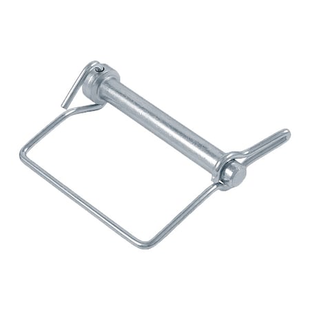 Single Wire Tab Lock Safety Pin, 3/8 in Dia, 2-1/2 in Lg, 2-3/4 in Shank Lg, 1 PK MPN:SNIT-375-2500S