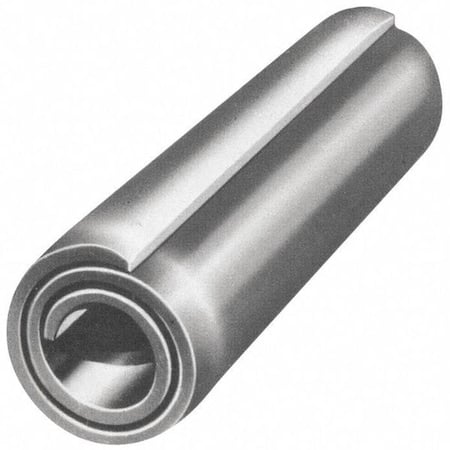 Coiled Spring Pin, 1/2 in Outside Dia, 4 in L, Steel, 5 PK MPN:U39140.050.0200