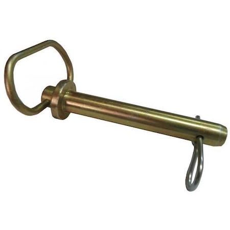 Hitch Pin, 5/8 in Dia, 6 in Usable L, Steel, 1 PK MPN:U39665.062.0400
