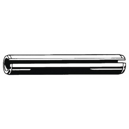 Slotted Spring Pin, 1/2 in Outside Dia, 1-3/4 in L, Stainless Steel, 1 PK MPN:U51428.050.0175