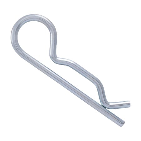 Bridge Cotter Pin, 9/64 in Dia, 4 in L, Spring Wire, 50 PK MPN:WWG-BP201