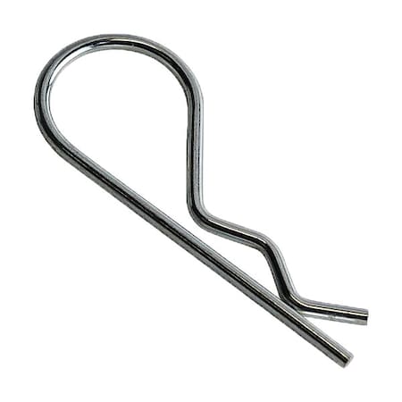 Bridge Cotter Pin, 3/32 in Dia, 2-5/16 in L, Spring Wire, 100 PK MPN:WWG-BP207