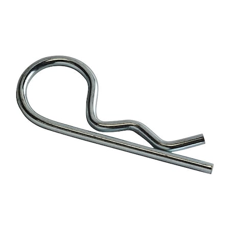 Bridge Cotter Pin, 1/8 in Dia, 2-3/8 in L, Spring Wire, 100 PK MPN:WWG-BP2106