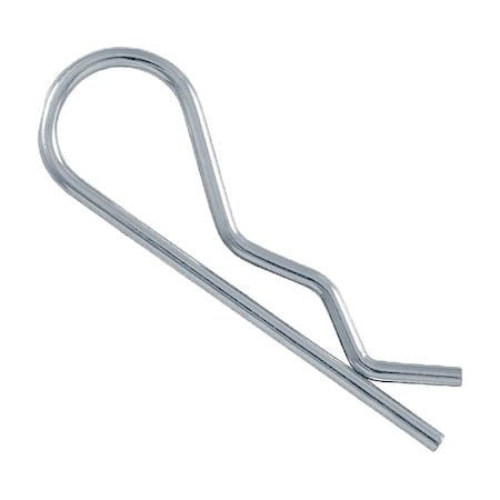 Bridge Cotter Pin, 1/16 in Dia, 1-9/16 in L, Spring Wire, 100 PK MPN:WWG-BP218