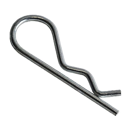 Bridge Cotter Pin, 1/16 in Dia, 1-5/16 in L, Spring Wire, 250 PK MPN:WWG-BP222