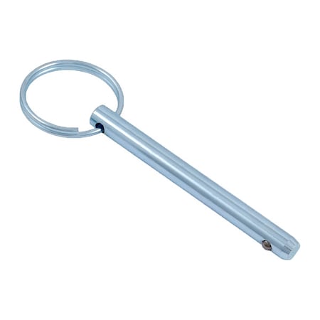 Detent Hitch Pin, 1/4 in Dia, 4 in Usable L, Steel, 10 PK MPN:WWG-DTP02502000