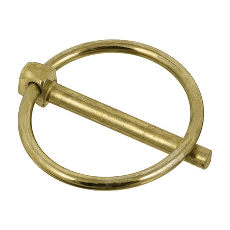 Lynch Pin, 3/16 in Dia, 1-9/16 in L, 1-1/4 in Usable Lg, Steel, 10 PK MPN:WWG-LP1871250