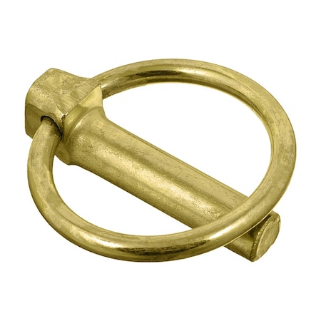 Lynch Pin, 7/16 in Dia, 1-1/2 in L, 1-1/2 in Usable Lg, Steel, 10 PK MPN:WWG-LP4371500AH