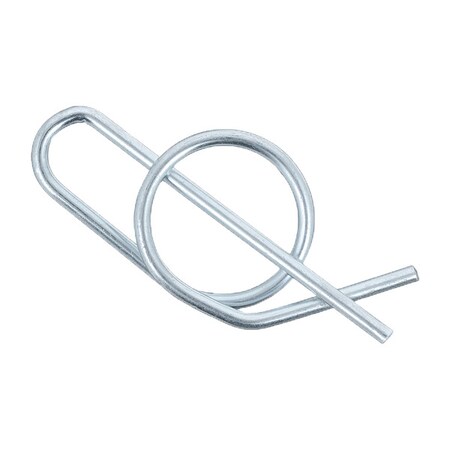 Bridge Cotter Pin, 1/16 in Dia, 1-27/64 in L, Steel, 25 PK MPN:WWG-RC0500