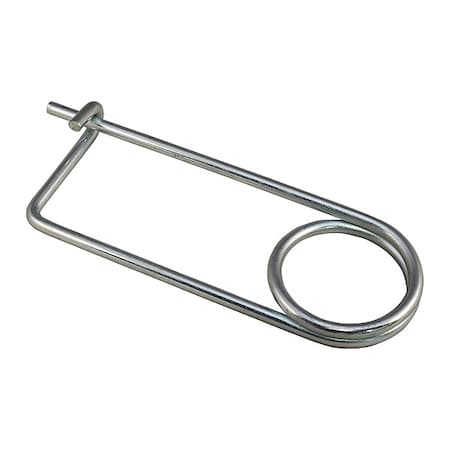 Safety Pin, 0.058 in Dia, 3-3/4 in Lg, 0.148 in Wire Dia, 5-57/64 in Shank Lg, 25 PK MPN:WWG-SFP1483750H