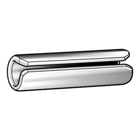 Slotted Spring Pin, 1/8 in Outside Dia, 1-in L, Steel, 15000 PK MPN:WWG-SPP-035-MZ