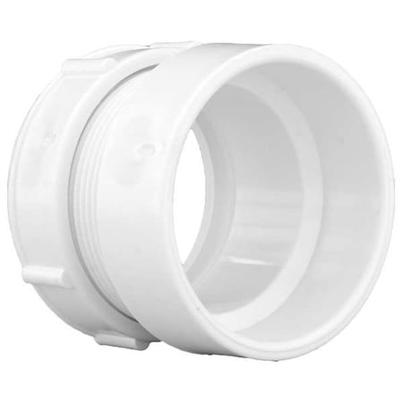 PVC Female Trap Adapter with Nut and Washer, Hub x Socket, 2 in Pipe Size MPN:06382