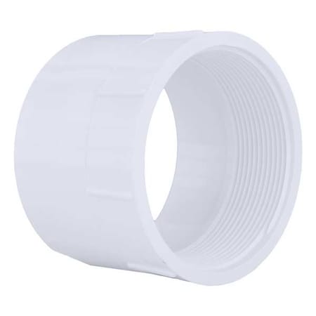 PVC Female Adapter, FNPT X Hub, 4 in Pipe Size MPN:06396