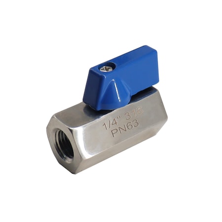 Manual 2-Way Ball Valve, NPT, 316 SS MPN:06Q101N04010