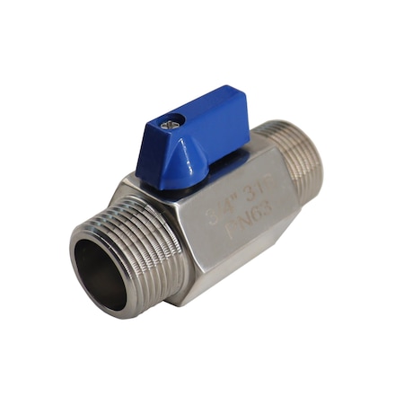 Manual 2-Way Ball Valve, NPT, 316 SS MPN:06Q102N04012