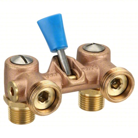 Washing Machine Valve, Dual, 1/2 In MPN:102-207