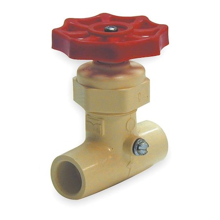 Stop and Waste Valve, 1/2 In, Solvent MPN:105-323