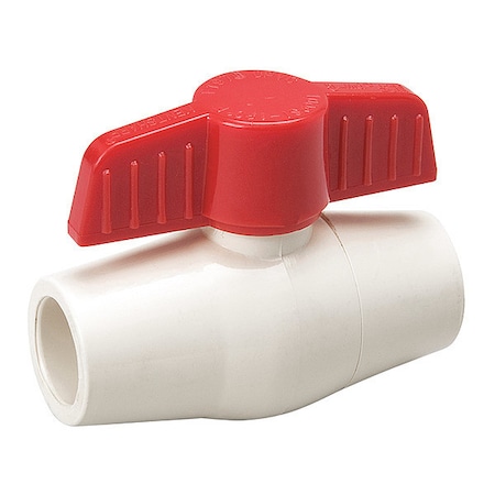 Manual 2-Way Ball Valve, Socket, CPVC MPN:107-123