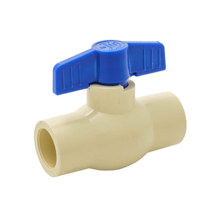 Manual 2-Way Ball Valve, Socket, CPVC MPN:107-124