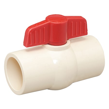Manual 2-Way Ball Valve, Socket, CPVC MPN:107-128