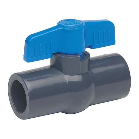 Manual 2-Way Ball Valve, Socket, PVC MPN:107-633-NPG