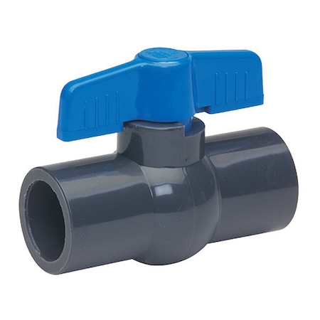 Manual 2-Way Ball Valve, Socket, PVC MPN:107-634-NPG