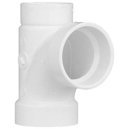 PVC Sanitary Tee, Hub, 2 in x 1 1/2 in x 2 in Pipe Size MPN:1CNW8