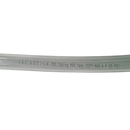 Tubing, 1 I.D., 100 ft., Clear, Flexible MPN:1PBK4
