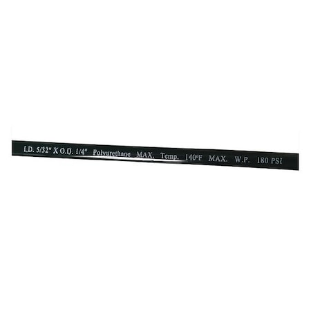 Tubing, 5/32In IDx1/4 In OD, 250 Ft, Black MPN:1PBP8