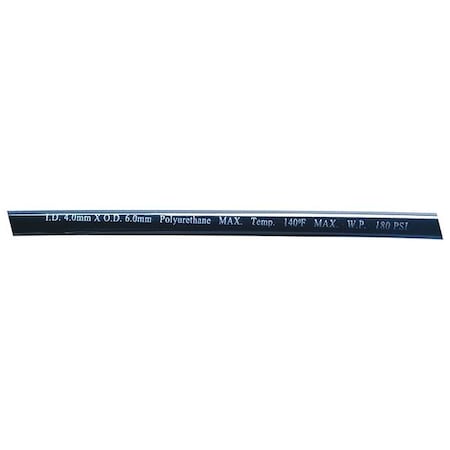 Tubing, 4 IDx6mm OD, 100 Ft, Black MPN:1PBR7
