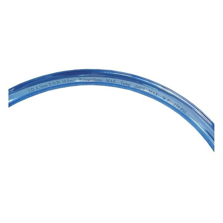 Tubing, 6.5 mmx10mm OD, 100 Ft, Clear Blue MPN:1PBT1