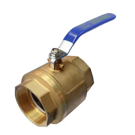 Manual 2-Way Ball Valve, NPT, Brass MPN:1PYT2