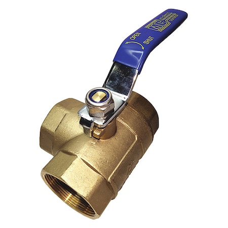 Manual 3-Way Ball Valve, 3/8