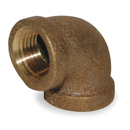 90 Degrees Elbow Red Brass 90 Degrees Elbow, 2 in Female NPT X 2 in Female NPT MPN:1VEU4