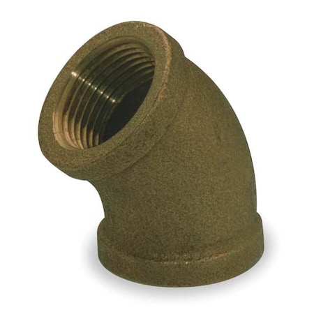 45 Degrees Elbow Red Brass 45 Degrees Elbow, 3/8 in Female NPT X 3/8 in Female NPT MPN:1VEU7