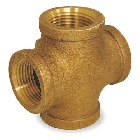 Cross Red Brass Cross, 3/4 in Female NPT X 3/4 in Female NPT MPN:1VFC2