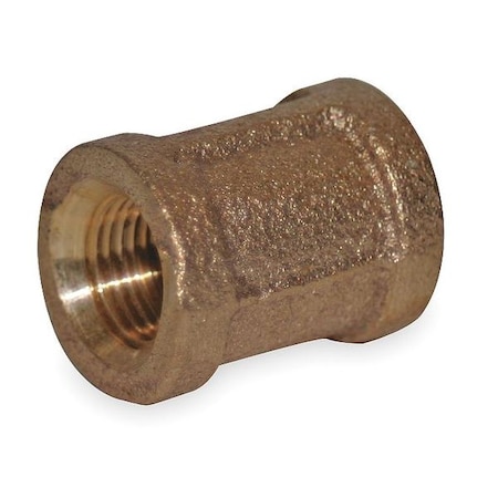 Coupling Red Brass Coupling, 1/4 in Female NPT X 1/4 in Female NPT MPN:1VFD5