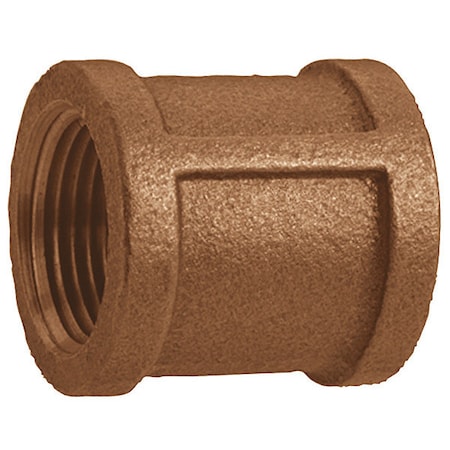 Coupling Red Brass Coupling, 2 in Female NPT X 2 in Female NPT MPN:1VFF1