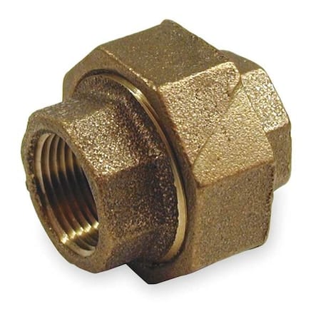 Union Red Brass Union, 1 in Female NPT X 1 in Female NPT MPN:1VFK7