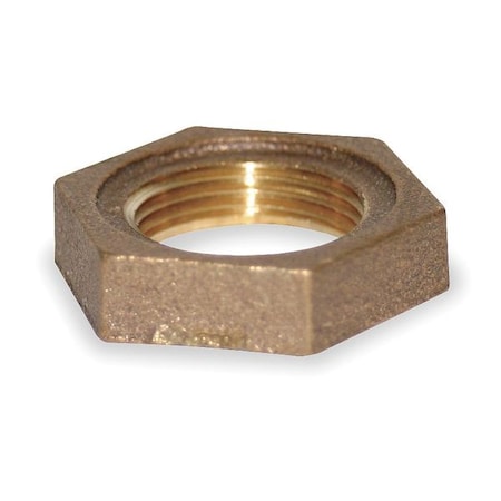 Red Brass Locknut, FNPT, 1/2
